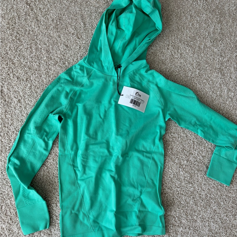 Zyia Turquoise Peak performance hoodie